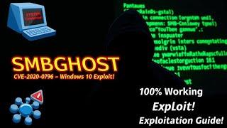 SMBGhost (CVE-2020-0796) Windows 10 Exploit | Manual Exploitation Full Tutorial