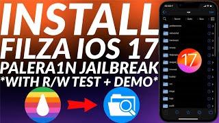 How to Install Filza iOS 17 with Palera1n Jailbreak | Filza File Manager iOS 17 | Full Guide