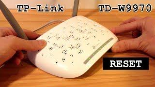 TP-Link TD-W9970 Modem Router Wi-Fi • Factory Reset