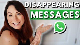 Whatsapp disappearing messages new update 2021 | Whatsapp New Update