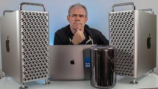 2019 Mac Pro - Real World Speed Test - 2 Mac Pros vs 16" MacBook Pro vs Trashcan