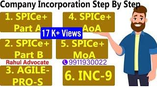 Company Incorporation step by step | Company registration online