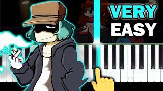 Fading - Friday Night Funkin' (vs Garcello) - VERY EASY Piano tutorial