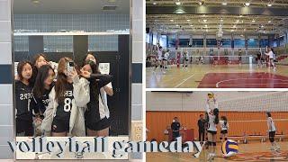 vlog | korean international student's volleyball gameday vlog // student athlete, GRWM, haikyuu irl