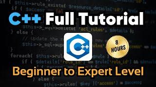 C++ Programming Full Course For Free️- Beginner to Advanced Level 