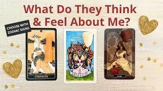 WHAT DO THEY THINK & FEEL ABOUT YOU?  PICK A CARD LOVE TAROT READING