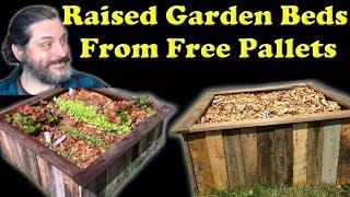 How To Make A Raised Garden Bed Out Of Free Wood Pallets