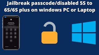 Jailbreak passcode/disabled iPhone 5S to 6S/6S plus on windows computer with ra1nUSB and checkra1nRG
