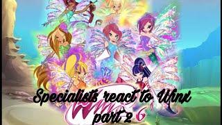 Specialists react to Winx transformation Sirenix Part 2