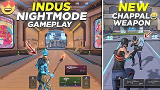  Indus Game Night Mode gameplay | New Melee Weapon CHAPPAL | Indus Open Beta | Indus Battle Royale