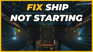 Bug Workaround: Ship Won't Turn On In Star Citizen