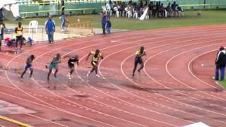 100m Kwasi and George do battle at Alvin Daniel games 2013