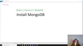 Node.js | Express.js | MongoDB - Install & Start MongoDB