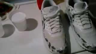 How to clean mesh on shoes