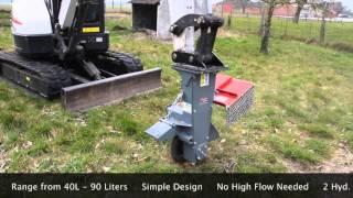 Attec Stump Grinder 50 Seconds in Shreds