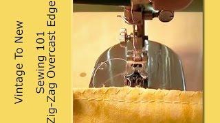 No Serger Overcast Edge Overlock Edge with Zig-Zag Sewing Machine