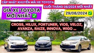 GIÁ XE TOYOTA "NHẢY MÚA" CUỐI NGÂU - |CẬP NHẬT KHUYẾN MÃI XE TOYOTA MỚI NHẤT| CUỐI THÁNG 08/2024!!