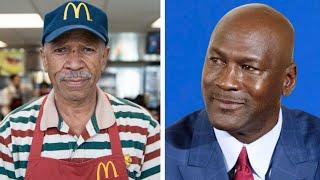 Michael Jordan Discovers His Childhood Friend Working at McDonalds – His Next Move Shocks Everyone