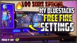 Bluestacks 5 NEW best headshot free fire settings , Keymapping + Custom HUD