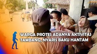 MAGETAN - Warga Protes Adanya Aktivitas Tambang, Nyaris Baku Hantam