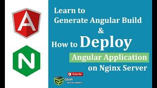 How to create angular build and deploy it on nginx web server? | easiest way to deploy angular app