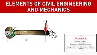 0 Syllabus Elements of Civil Engineering and Mechanics