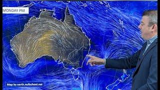 Australia - Humidity eases, Wintry southerly on Friday for SE