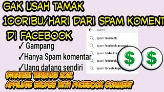 Strategi kerja Affiliate Shopee program dengan Spam Facebook