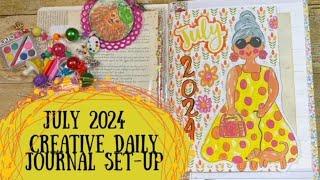 July 2024- Creative Daily Journal Set-up