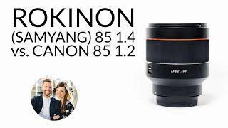 Lens Comparison - $700 vs. $2800 Rokinon (Samyang) AF85 1.4 vs. Canon RF 85 1.2 on a Canon R5