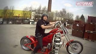 Sternmotorbike: Frank Ohle baut Motorrad mit Flugzeugmotor