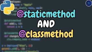 Static and Class methods in Python ‍ || Born2Code