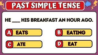 Past simple tense quiz with Explanation