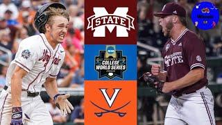 #7 Miss State vs Virginia (AMAZING GAME!) | College World Series | 2021 College Baseball Highlights