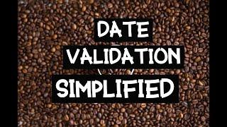 Date Validation  Simplified | Java
