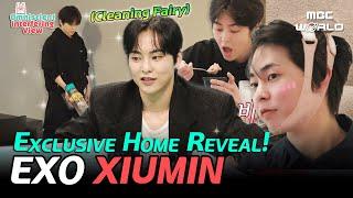 [SUB] EXO XIUMIN's First Home RevealThe Cleaning Fairy Doing Dishes After Breakfast#XIUMIN #EXO