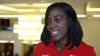 WCH 2015 Beijing - Tiffany Porter GBR ITW Before Competition