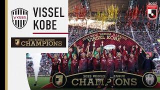 Vissel Kobe, the 2023 Meiji Yasuda J1 League Champions!