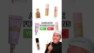 VIRAL ACNE SAFE FOUNDATIONS! (follow for more) #beauty #beautytips #makeup #makeuptutorial #acne