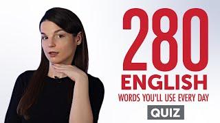 Quiz | 280 English Words You'll Use Every Day - Basic Vocabulary #68