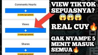 VIEW TIKTOK SEPUASNYA? CARA MENAMBAH VIEW TIKTOK GRATIS 2023