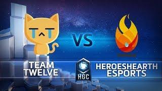 HGC 2018 NA – Phase 1 Week 7 - Team Twelve vs. HeroesHearth Esports - Game 1