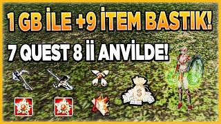 100M SERMAYE İLE +9 İTEM BASTIK ! | +7 QUEST VE +8 IRON IMPACT UPGRADE ! | Knight Online Pandora #5