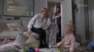 Letitia Dean wearing black socks