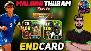 108 Rated CB Attributes Maldini & Thuram Review EFOOTBALL 25 | Don't Miss This Pack|Training +Skill