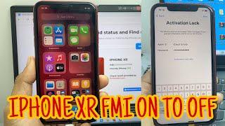 iPhone XR iCloud FMI ON - OFF Using Service Online 2020