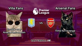 Aston Villa 0-2 Arsenal | Cat Memes | Highlights | Premier League 2024-25