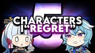 5 Genshin Characters I "Regret" the Most