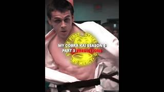 My predictions for Cobra Kai season 6 part 3 | #edit #cobrakai #karatekid #netflix