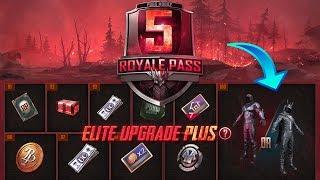 SEASON 5 ROYALE PASS ALL REWARDS ! PUBG MOBILE